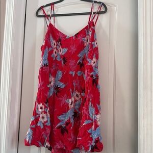 American Eagle Outfitters Pink Floral Mini Dress